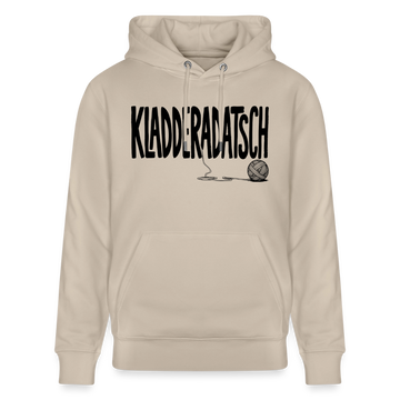 KLADDERADATSCH-Unisex Bio-Hoodie mit Berliner Schnauze - Beige