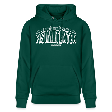 Berliner Spruch-FISIMATENTEN-Unisex Bio-Hoodie II - Forest