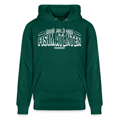 Berliner Spruch-FISIMATENTEN-Unisex Bio-Hoodie II - Forest