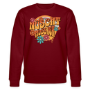 BERLINER RETRO-NÜSCHT MUSS ICK-Unisex Bio-Sweatshirt - Burgunderrot