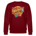 BERLINER RETRO-NÜSCHT MUSS ICK-Unisex Bio-Sweatshirt - Burgunderrot