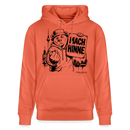 Berlin Souvenir mit Berliner Schnauze-MACH HINNE-Unisex Bio-Hoodie - Hellrot