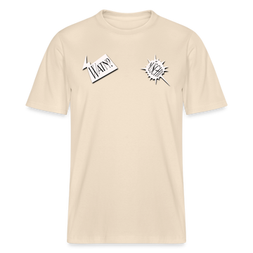 WATN? NÜSCHT!-Relaxed Fit Unisex Bio-T-Shirt - Naturweiß