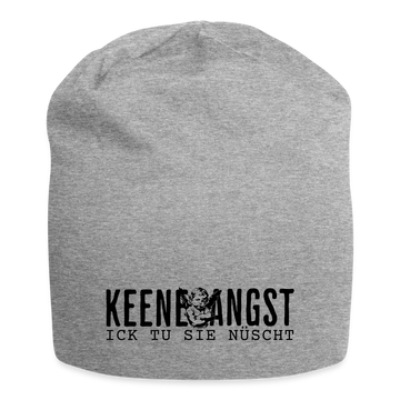 KEENE ANGST ICK TU SIE NÜSCHT - Jersey-Beanie - Grau meliert