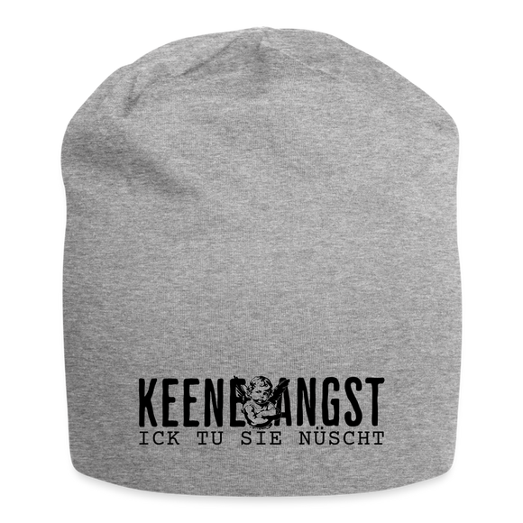 KEENE ANGST ICK TU SIE NÜSCHT - Jersey-Beanie - Grau meliert
