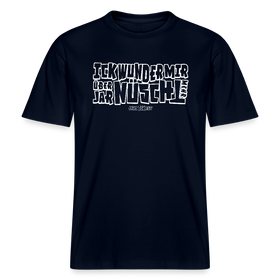 BERLINER SPRUCH-ICK WUNDER MIR- RELAXED FIT Unisex BIO T-Shirt - Navy