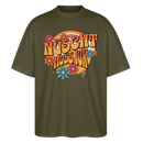 BERLINER RETRO-NÜSCHT-Oversized Unisex Bio T-Shirt - Khaki