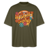 BERLINER RETRO-NÜSCHT-Oversized Unisex Bio T-Shirt - Khaki