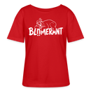 BLÜMERANT-Frauen Bio-T-Shirt mit Berliner Schnauze - Rot