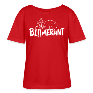 BLÜMERANT-Frauen Bio-T-Shirt mit Berliner Schnauze - Rot