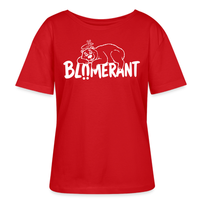 BLÜMERANT-Frauen Bio-T-Shirt mit Berliner Schnauze - Rot