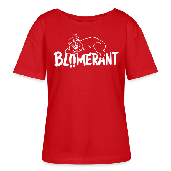 BLÜMERANT-Frauen Bio-T-Shirt mit Berliner Schnauze - Rot