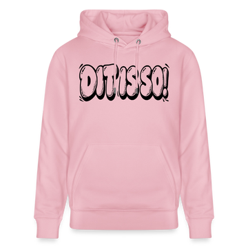 Berlin Hoodie „DIT IS SO!“ – Unisex Bio-Hoodie mit Berliner Schnauze - Hellrosa