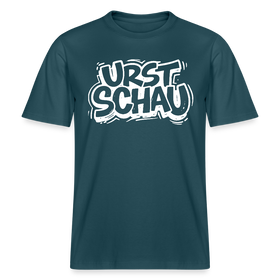 Ostalgie- RELAXED FIT Unisex Bio T-Shirt II-URST SCHAU - Dunkles Petrol