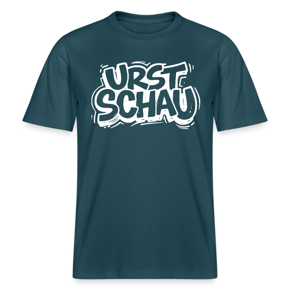 Ostalgie- RELAXED FIT Unisex Bio T-Shirt II-URST SCHAU - Dunkles Petrol