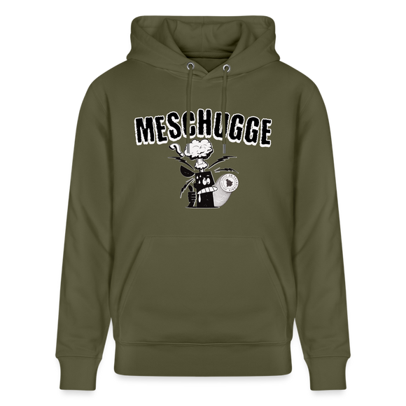 MESCHUGGE - Unisex Bio-Hoodie - Khaki Grün