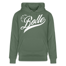 ICK FREU MA WIE BOLLE-Unisex Bio-Hoodie - Tanngrün