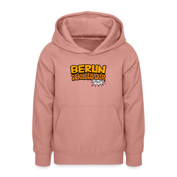 BERLIN ICK LIEB DIR - Teenager Hoodie - Altrosa