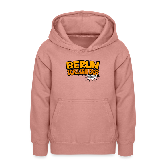 BERLIN ICK LIEB DIR - Teenager Hoodie - Altrosa