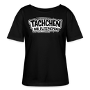TACHCHEN IHR FLITZPIEPEN-Berlin Shirt-Rundhals Frauen Bio-T-Shirt - Schwarz