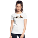 STAMPE-Frauen Premium Bio T-Shirt - Weiß