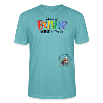 LIEBE IS BUNT-Unisex T-Shirt - Pastelltürkis