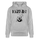 ICK LACH MIR N AST-Unisex Bio-Hoodie - Grau meliert