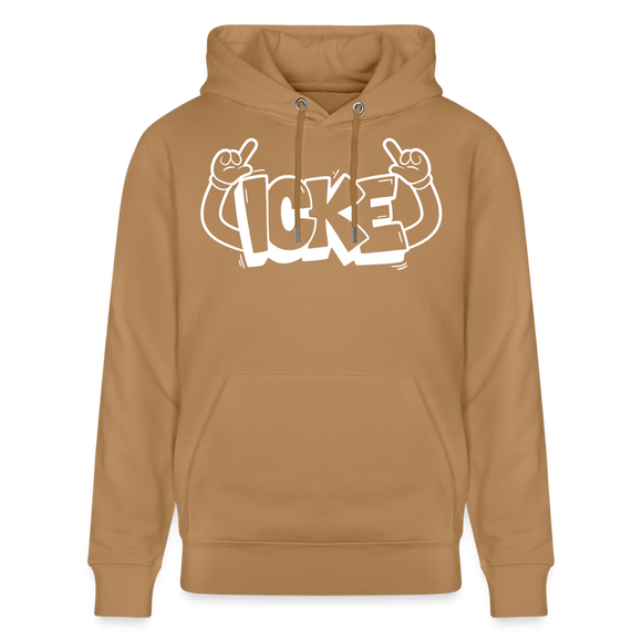 ICKE-Unisex Bio-Hoodie mit Berliner Schnauze - Karamell 