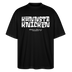 KANNSTE KNICKEN-Oversized Unisex Bio T-Shirt mit echt Berliner Schnauze - Schwarz
