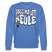 PASS MA UFF KEULE-Unisex Bio-Sweatshirt II - Blau