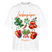 Berliner LAUBENPIEPER-Oversized Unisex Bio T-Shirt - Weiß
