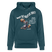 WAT KIEKSTN SO?-Unisex Bio-Hoodie II - Dunkles Petrol