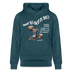 WAT KIEKSTN SO?-Unisex Bio-Hoodie II - Dunkles Petrol