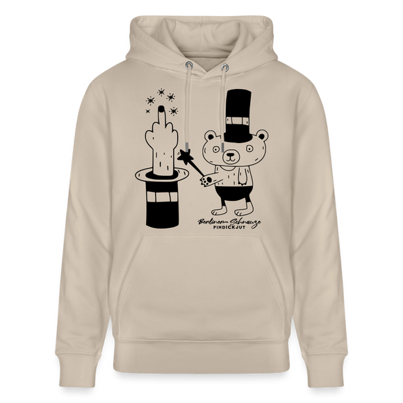 Berlin Unisex Bio-Hoodie-OHNE WORTE - Beige