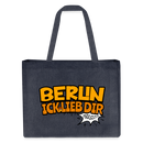 BERLIN ICK LIEB DIR - Einkaufstasche - midnight Blue