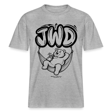 JWD-BERLIN-RELAXED FIT Unisex Organic T-Shirt - Grau meliert