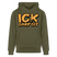ICK DARF DIT - Bio-Hoodie - Khaki Grün