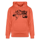 Berliner Spruch- MACH 'N ABJANG -Unisex Bio-Hoodie - Hellrot