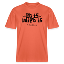 Berliner Gelassenheit-ET IS WIE'T IS- RELAXED FIT Unisex Organic T-Shirt - Hellrot