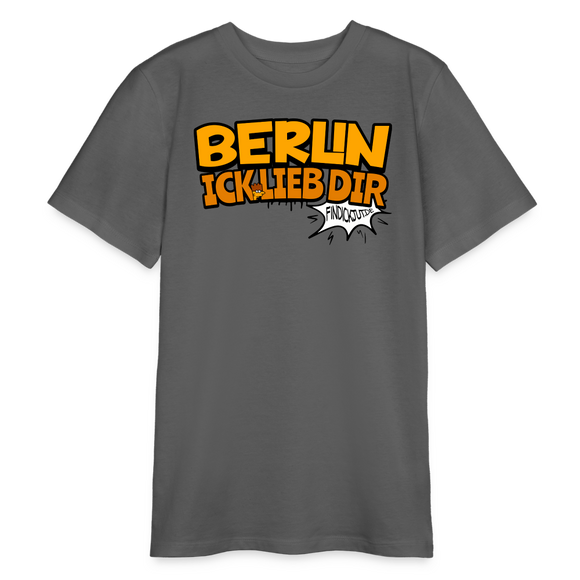 BERLIN ICK LIEB DIR - Bio Teenager T-Shirt - Anthrazit