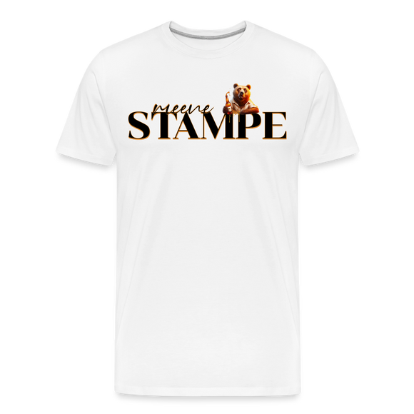 STAMPE-Männer Premium Bio T-Shirt - Weiß