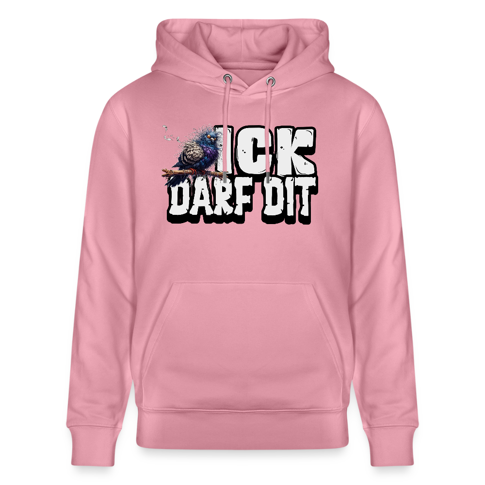 ICK DARF DIT|Taube-Unisex Bio-Hoodie - Lila Traum
