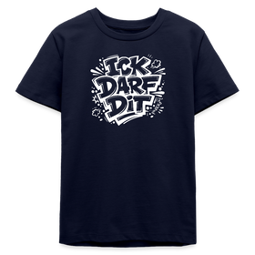ICK DARF DIT-Teenager T-Shirt für Berliner Gören - Navy
