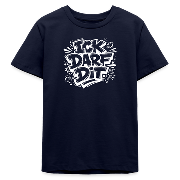 ICK DARF DIT-Teenager T-Shirt für Berliner Gören - Navy
