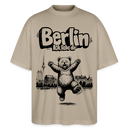Berlin Souvenir-Oversized Unisex Bio T-Shirt-BERLIN ICK LIEBE DIR - Steingrau