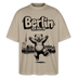 Berlin Souvenir-Oversized Unisex Bio T-Shirt-BERLIN ICK LIEBE DIR - Steingrau
