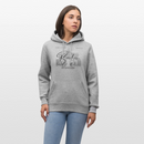 BERLIN-Unisex Bio-Hoodie - Grau meliert