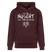 ICK BIN NÜSCHT FÜR SCHWACHE NERVEN-Unisex Bio-Hoodie - Maroon