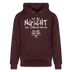 ICK BIN NÜSCHT FÜR SCHWACHE NERVEN-Unisex Bio-Hoodie - Maroon