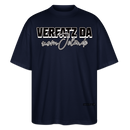 VERFATZ DA VOM JELÄNDE-Oversized Unisex Bio T-Shirt - Navy